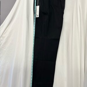 Women’s Lane Bryant Black Ponte Trousers Slash Pockets Size 10/12L